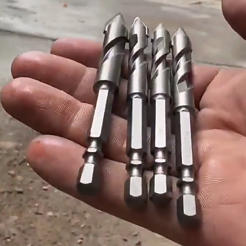 3-5PCS HIGH STRENGTH Oblique Head Eccentric Drill Bit, Concrete Drill