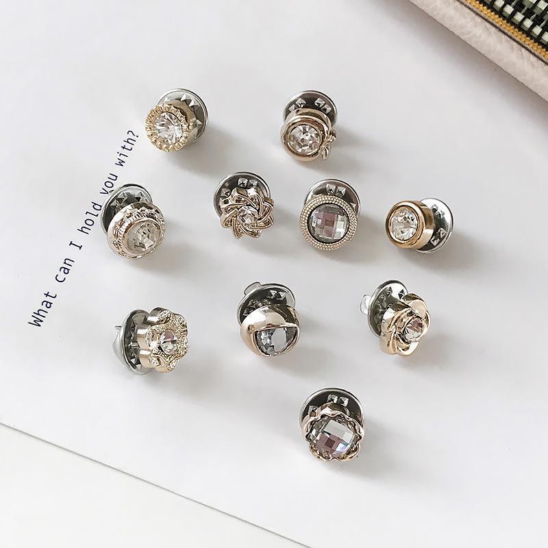 Anti-Exposure Fixed Brooches (10 PCS/Set)