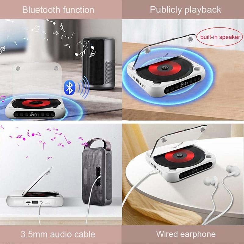 Portable Bluetooth-compatible CD Player
