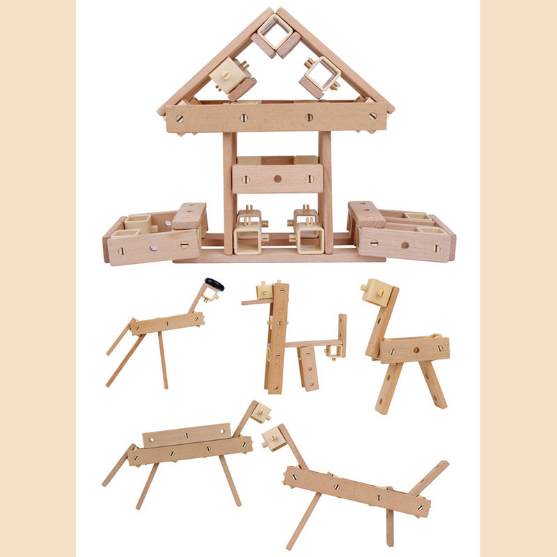 Wooden Variety Building Blocks