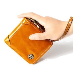 Small Bifold Zip Around Wallet