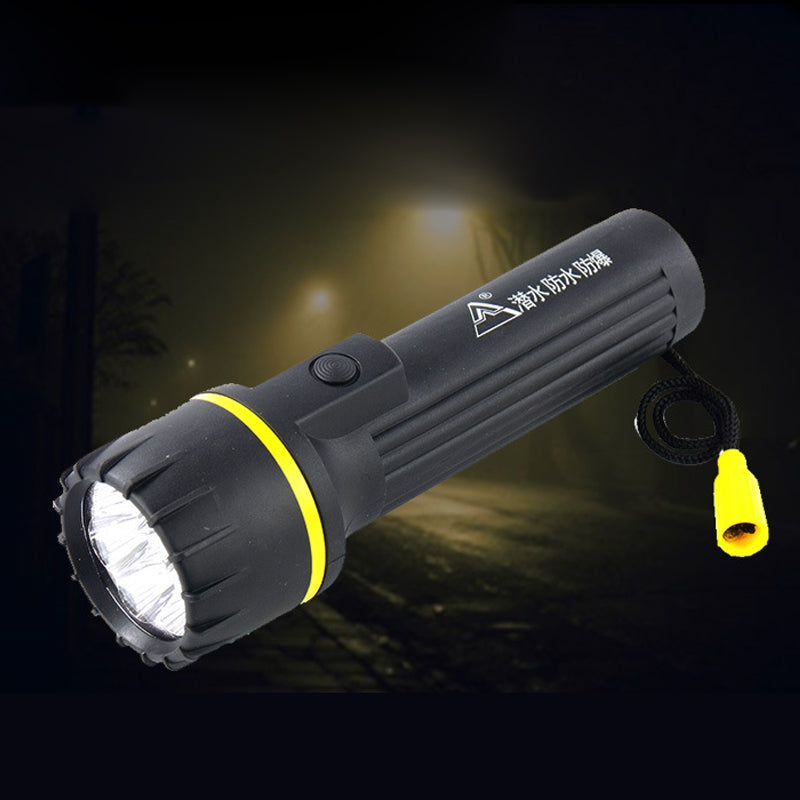 7 LED waterproof household flashlight