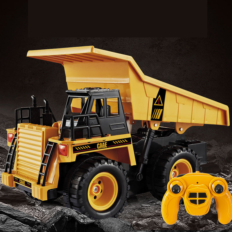 2.4Gh 6 Channel RC Dump Truck Excavator Toy