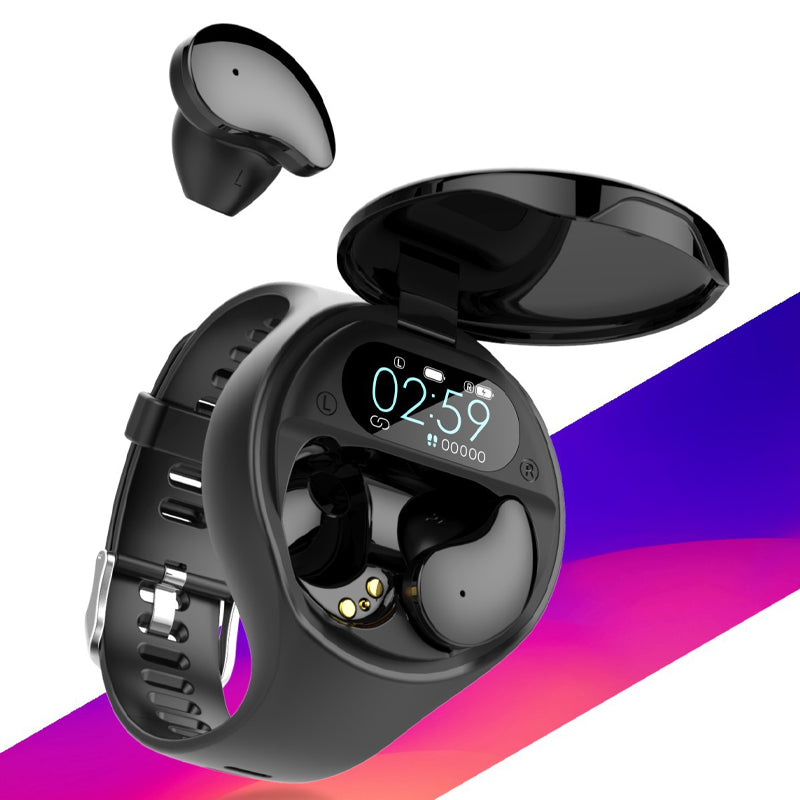 Portable Headset BT 5.0 With Smart Watch Earbuds