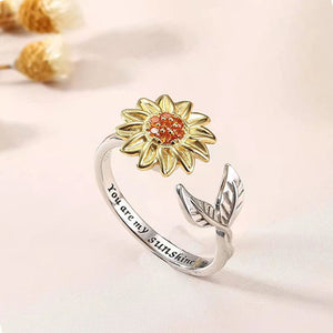 Sunflower Spinner Ring