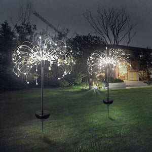 Waterproof  Solar Garden Fireworks Lamp