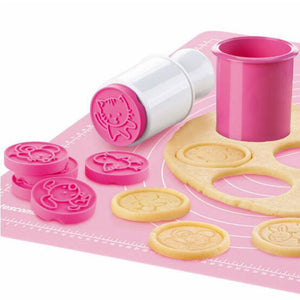 Non-Stick Cookie Stamp and Knife(5 Styles in Set)