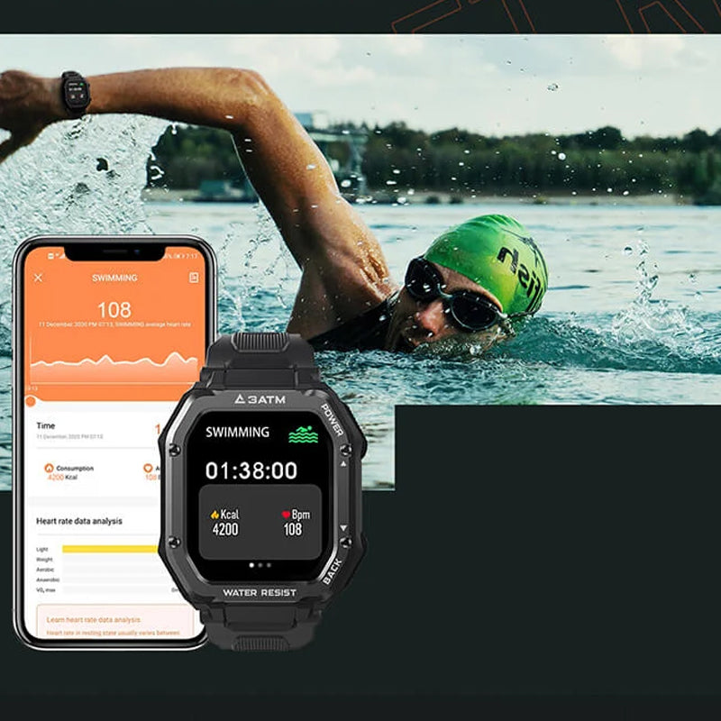 Outdoor Waterproof Anti-collision Smart Watch