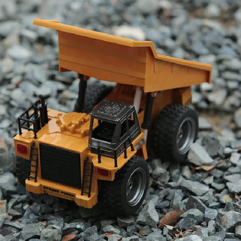 2.4Gh 6 Channel RC Dump Truck Excavator Toy
