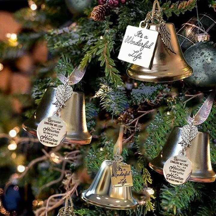 🎄Christmas ornaments angel wings bell-memorial christmas gift🎅