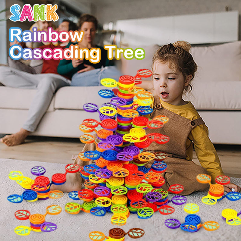 Children's jenga building block toy