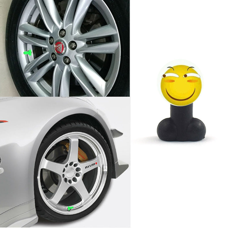 Funny Valve Stem Caps (4 PCS) luckinwish