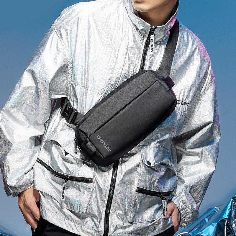 Men's fashion multifunctional chest bag