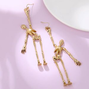 Punk Skeleton skull earrings