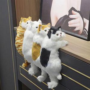 Simulation Cat Plush Doll Model Decoration