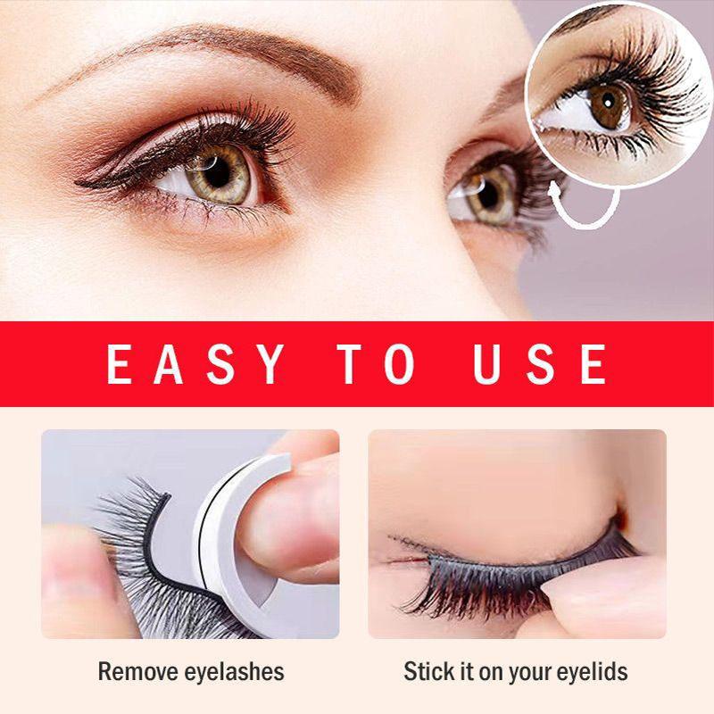 🔥Reusable Self-Adhesive Eyelashes