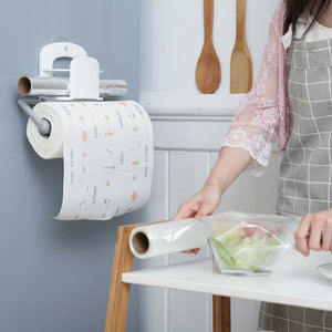 Multifunction No Trace Self adhesive Kitchen Roll Holders