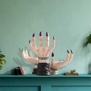 Witch Hands Snack Bowl Stand