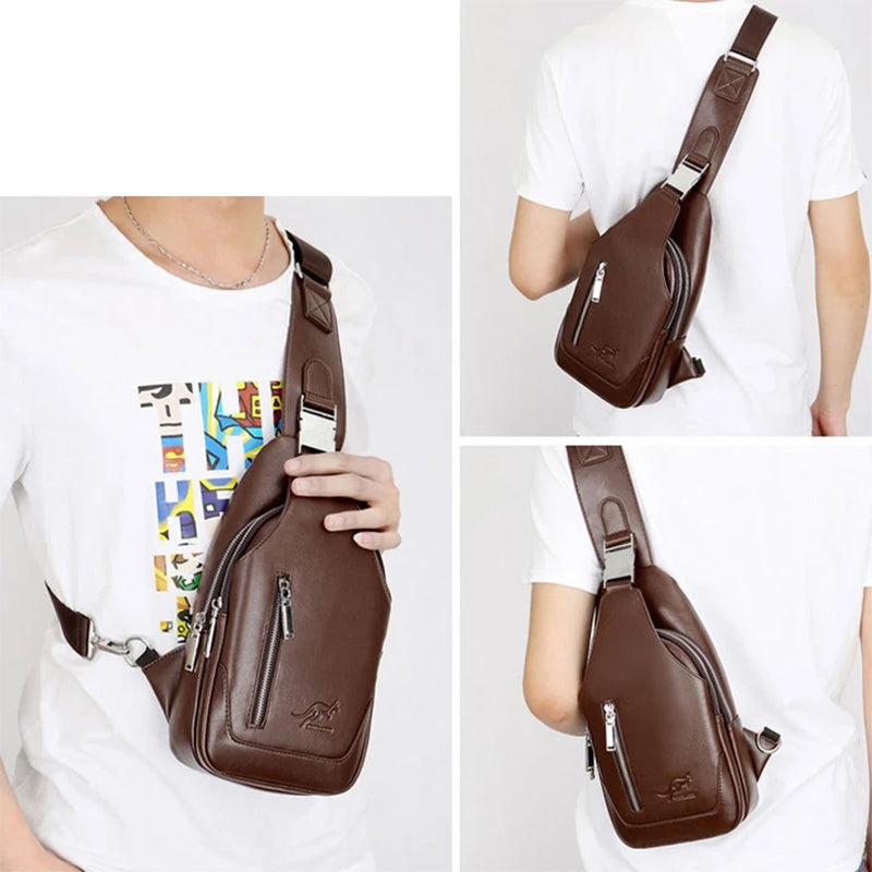 Men's Anti-theft Vintage Sling Bag