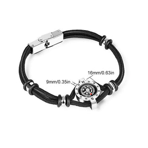 Creative retro multi-layer compass bracelet