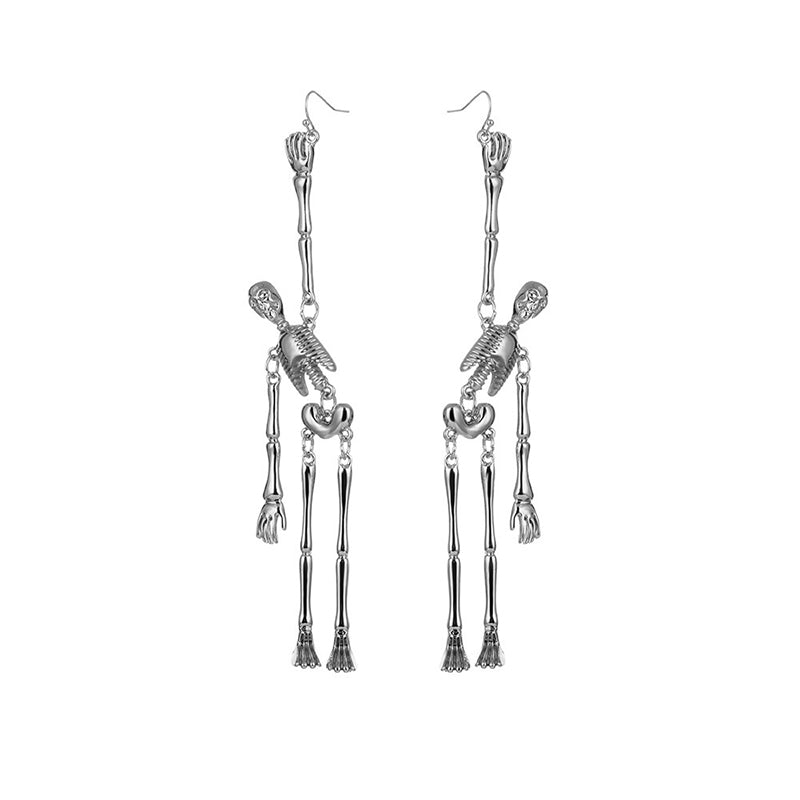 Punk Skeleton skull earrings