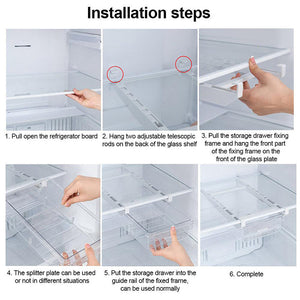 Refrigerator Drawer Storage Box