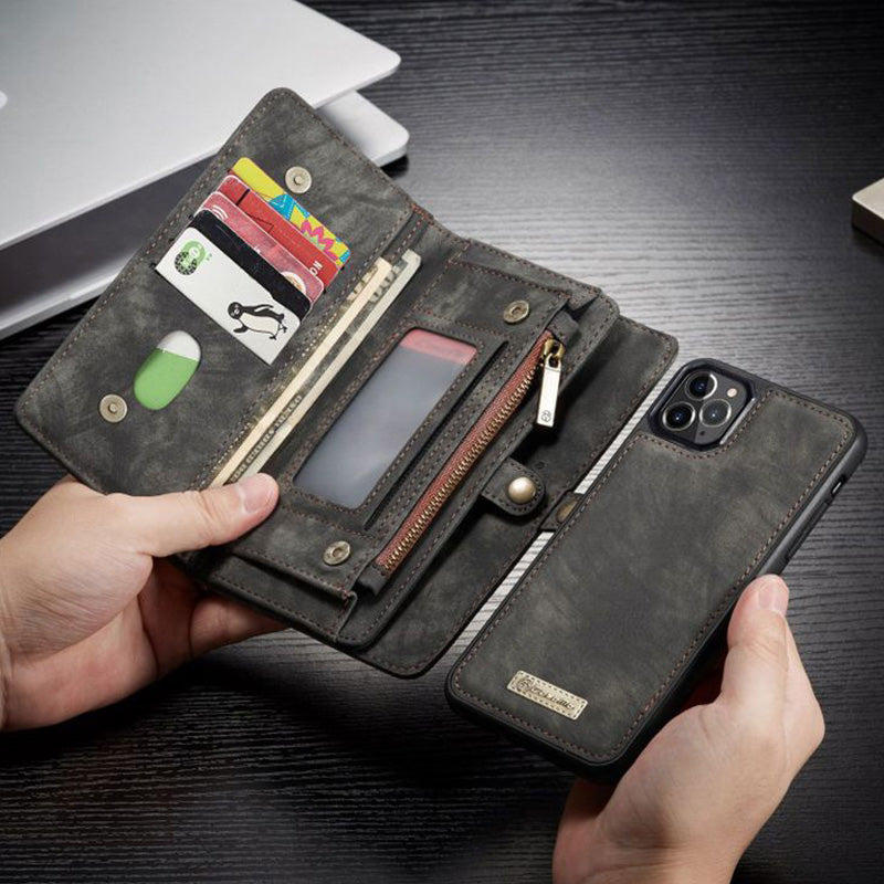 2 in 1 Magnetic Wallet Detachable Case for Phone