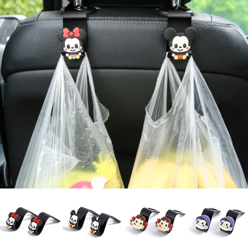 Cartoon Car Hook (2 Pcs)