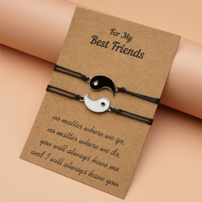 Best Friends Card Bracelet