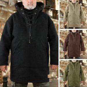 🔥Waterproof Warm Wool Pullover Hooded Jacket(Free Shipping)