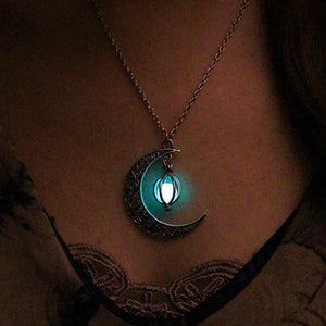 Moon Luminous Stone Necklace