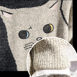"Staring Cat" Sweater