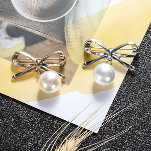 Nail-free Pearl Scarf Ring Waist Buckle