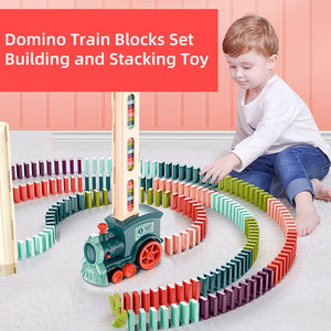 🔥 Domino Train Blocks Set-Automatic domino train