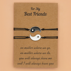 Best Friends Card Bracelet