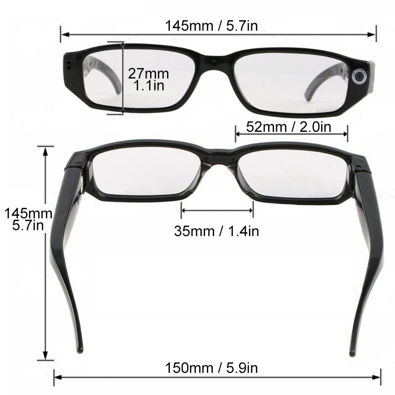 Mini HD Camera Glasses