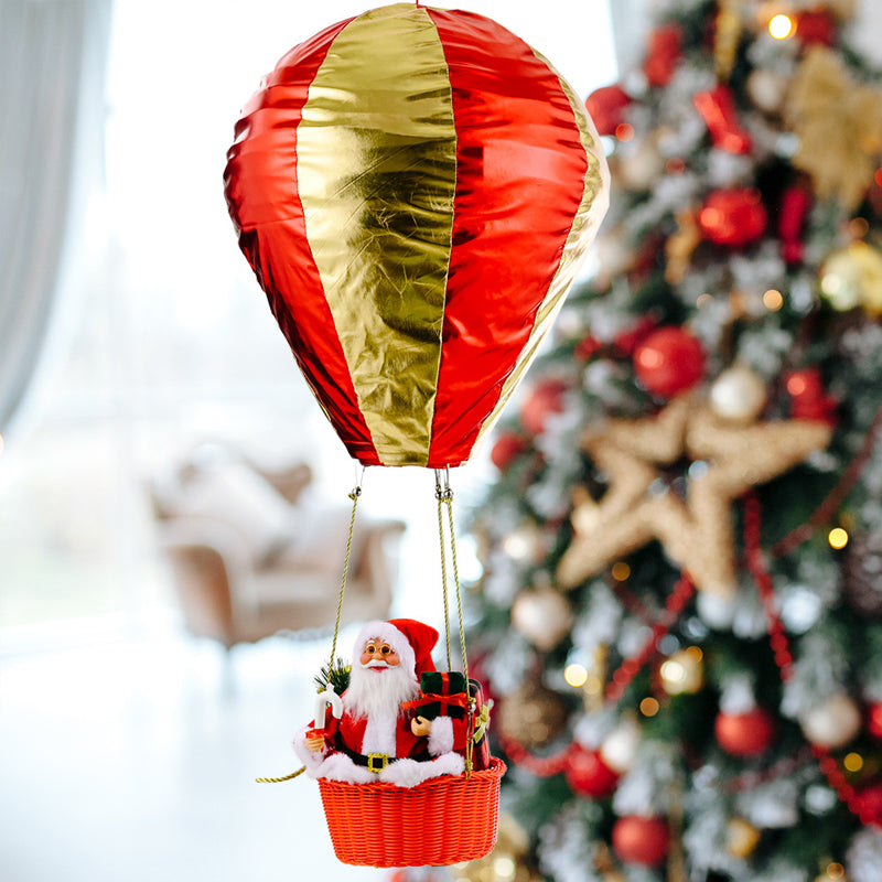 Santa Claus Hot Air Balloon Christmas Tree  Decoration