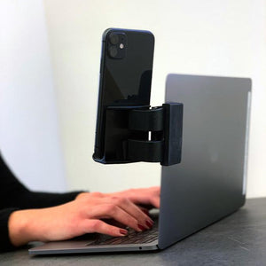 Laptop Side Phone Holder