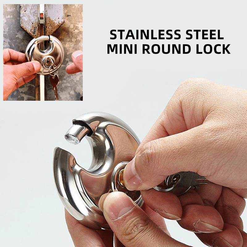Stainless Steel Mini Round Lock – luckinwish
