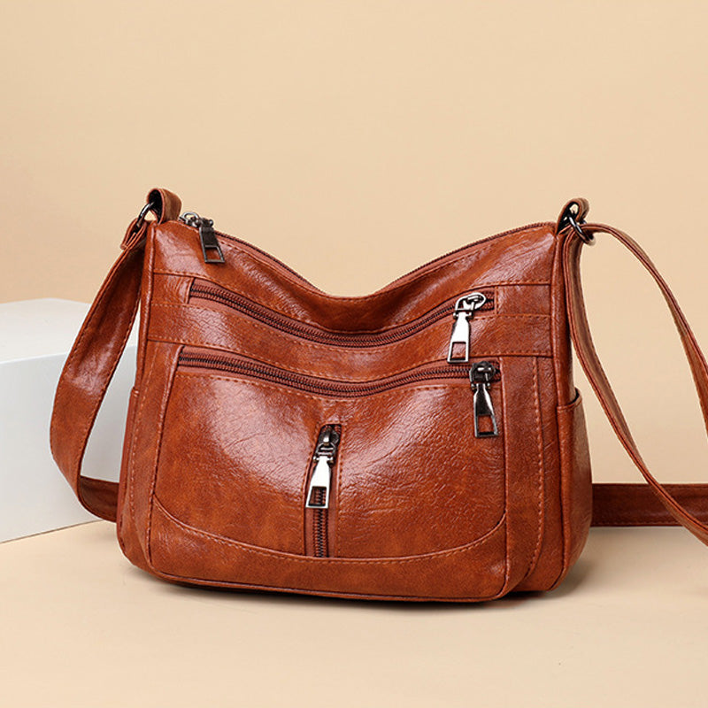 Soft Leather Crossbody Bag for Women