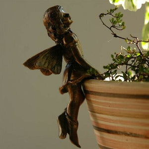 Resin Angel Flower Pot Ornament