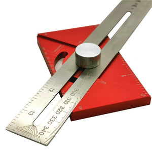 Aluminum alloy multifunctional angle ruler