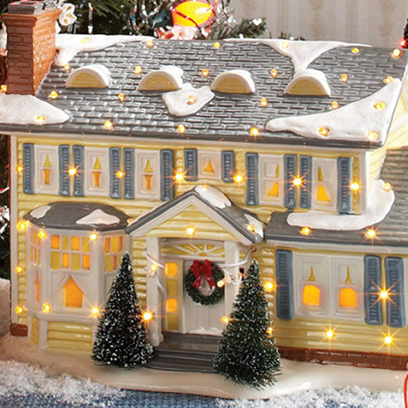 Christmas Vacation Lighted Building Decoration