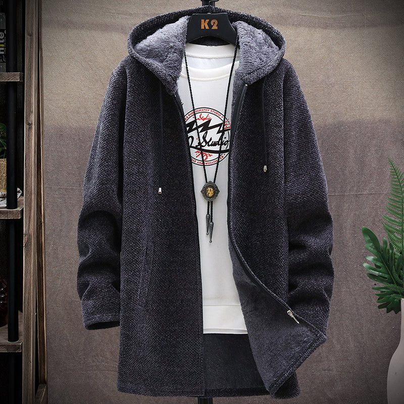Chenille Hooded Jacket