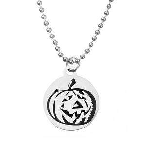 Halloween Theme Stainless Steel Necklace