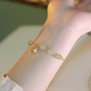 New Hetian Jade Bell Bracelet
