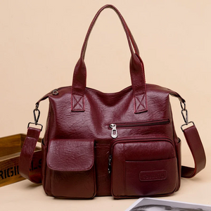 Soft Leather Ladies Casual One-Shoulder Messenger Bag