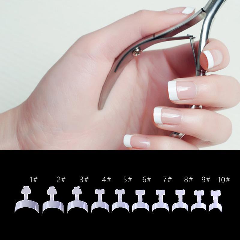 🔥Glue-On French Manicure Nails Kit (100 pcs)