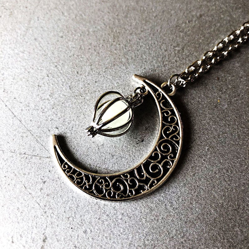 Moon Luminous Stone Necklace