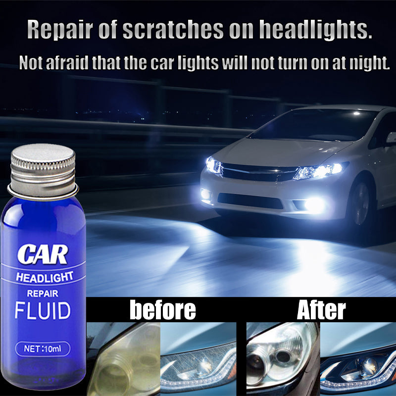 Spray for car headlight repair